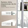K-Möbel witryna szklana stojąca aluminium / srebrna Podgląd zdjęcia produktu 4