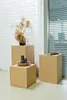 Dekosäule Unlackiertes MDF - Blumensäule für Wohnzimmer - Produktbild-Vorschau 4