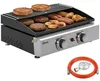 Outsunny Gasgrill 5 KW Tischgrill mit 2 Brenner Grillrost Produktbild-Vorschau 1
