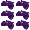 6er Set DonDon Herren Fliege 12 x 6 cm gebunden und Produktbild-Vorschau 2