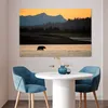 MuchoWow® Poster Wald - Bär - Himmel 120x80 cm - Bilder Produktbild-Vorschau 5