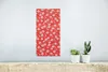 MuchoWow® Poster Ein rotes und weißes Blumenmuster 20x40 cm Produktbild-Vorschau 5