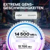 Crucial T705 2TB M.2 NVMe PCIe 5.0 x4 Gen5 mit weißem Produktbild-Vorschau 3