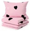 PolyBaumwolle-Bettwäsche CORAZON POLY rosa 70x90 + 140x200 Produktbild-Vorschau 3