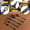Besteckset Royal Schwarz 20-teilig, Schwarz Besteck Set 4 Produktbild-Vorschau 3