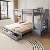 Patrová postel 90 x 200 cm s výsuvným lůžkem 90/180 x 190 Náhled obrázku produktu 1