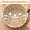 PawHut Katzenbett Rattan Katzenhöhle Katzenkorb mit Produktbild-Vorschau 6