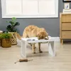 PawHut – zvýšená miska pro psy, nerezová miska, miska na Náhled obrázku produktu 2