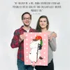 Mr. & Mrs. Panda Bild Einhorn Junge DIN A2 - Rot Pastell - Produktbild-Vorschau 4