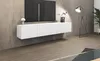 Kommode Lowboard "Sophia" hängend 200cm 4-türig weiß matt Produktbild-Vorschau 2