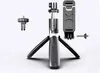 A selfie stick with a tripod base and accessories is displayed against a white background. Náhled obrázku produktu
