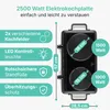 Clatronic DKP 3583, Schwarz, Arbeitsplatte, Versiegelte Produktbild-Vorschau 2