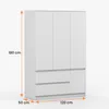 Drehtürenschrank SOLO 4D2S, Schlafzimmer, Kleiderschrank Produktbild-Vorschau 6