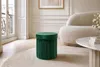 riess-ambiente Hocker ÉLAN 40cm grün Samt runder Sitzhocker Produktbild-Vorschau 3