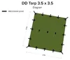DD Hammocks DD Tarp 3,5 x 3,5 m olive green Zubehör Produktbild-Vorschau 4