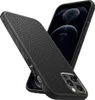 A black iPhone case is shown at an angle, with a portion of an iPhone visible inside. Produktbild-Vorschau