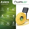 LUMILED LED solární pásek 5M 150 LED teplá bílá 3000k pásek Náhled obrázku produktu 2