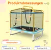 Trampolina dla dzieci COSTWAY 3 w 1, trampolina ogrodowa Podgląd zdjęcia produktu 7