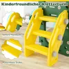COSTWAY Kinderglijbaan, opvouwbaar, 10-in-1 kinderspeelgoed Productafbeelding-voorbeeld 6