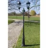 vidaXL Lanterna da giardino a 2 fuochi 230 cm verde Anteprima dell’immagine prodotto 2