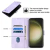 Hülle für Samsung Galaxy S23 Ultra Prägung Flip Leder Produktbild-Vorschau 5