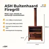 ASH Firegrill 2-1 BBQ en buitenhaard cortenstaal Productafbeelding-voorbeeld 2