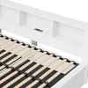 Holzbett mit gepolstertem Kopfteil, LED-Streifen, Produktbild-Vorschau 14