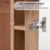 MinteLiv Kleiderschrank 2-türig Weiß/Eiche-Optik 49 cm Produktbild-Vorschau 6
