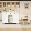 Isola da cucina okwish con piano estendibile, bancone con Anteprima dell’immagine prodotto 1
