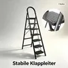 Bockleiter Haushaltsleiter Stehleiter 7 Stufen Klappleiter Produktbild-Vorschau 5