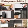 Akustický panel Vigevee, drevený, 240x60 cm, skladací, Náhľad obrázku produktu 6