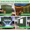 UISEBRT Clôture brise-vue en lierre artificiel 100 × 1800 Voir les images du produit 7