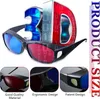 2 kusy 3d filmových brýlí 3d Red Blue Goggles 3d Style Náhled obrázku produktu 3