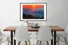 MuchoWow® Gerahmtes Poster Oranger Sonnenuntergang über Produktbild-Vorschau 3