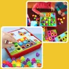 Mosaik Steckspiel Montessori 58 Teile für Kinder, Lernspiel Produktbild-Vorschau 9