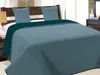 Zweiseitige Tagesdecken Vigo II 011 Dunkles Türkis Blau Produktbild-Vorschau 2