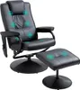 HOMCOM Massagesessel mit Hocker, Relaxsessel mit Produktbild-Vorschau 1