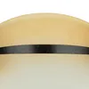 Wandleuchte Glas Schirm B: 32 cm 2x E14 Wohnzimmer Flur Produktbild-Vorschau 6