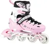 A single pink inline skate is shown against a white background. Produktbild-Vorschau