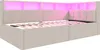 Merax rozkladacia pohovka 90x200cm, s LED, USB, Type-C, Náhľad obrázku produktu 11