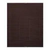 A close-up, front-facing view of a brown pleated blind. Produktbild-Vorschau