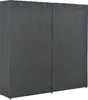 vidaXL Šatníková skriňa šedá 173 x 40 x 170 cm Látka Náhľad obrázku produktu 2