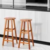Zestaw dwóch hokerów barowych, drewno akacjowe, 34 cm x 34 Podgląd zdjęcia produktu 4