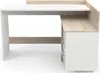 Bureau d'angle « Thales » en blanc / chêne Sonoma - 128,8 x Voir les images du produit 10