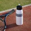 Gourde de sport - 500 ml - H 22,5 cm - rose - plastique - Voir les images du produit 8