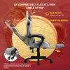 A gaming chair with its back reclined to different angles, showing its features. Anteprima dell’immagine prodotto