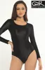 Gatta Body Perfect BLACK BRILLANT jednodílné lesklé body s Náhled obrázku produktu 5