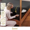 Lavea Spannbettlaken Jersey Baumwolle Anthrazit 100x200cm Produktbild-Vorschau 3