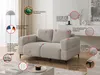Cardea - Moderne Polstergarnitur 3+2+1 in Bubble-Optik aus Produktbild-Vorschau 9