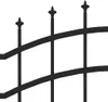 vidaXL Gartenzaun Woerden mit Speerspitze Schwarz 240 x 175 Produktbild-Vorschau 5